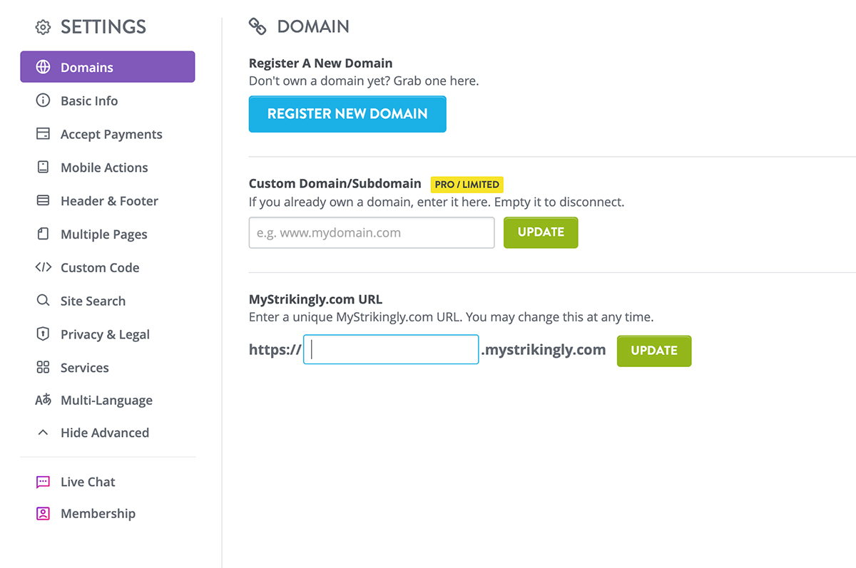 register a .net or .com website through Strikingly register a .net or .com website through Strikingly